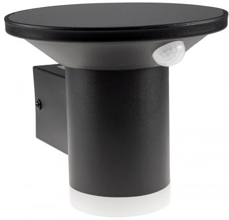 ChiliTec LED Solar Wandleuchte "SWL-AS500" IP44, warmweiß 3000K, PIR Sensor