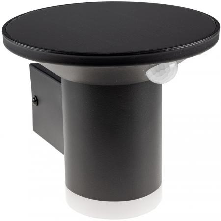 ChiliTec LED Solar Wandleuchte "SWL-AS500" IP44, warmweiß 3000K, PIR Sensor