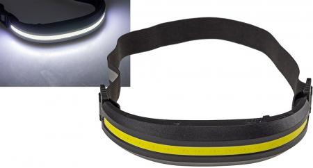 ChiliTec LED-Stirnlampe mit Akku "CTH-8" 5W, 400 Lumen, 230° Ausleuchtung, USB-C