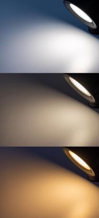 ChiliTec LED Akku Clip-Leuchte "CT-AKL3" Dimmbar, CCT 3000k-6000k, weiß