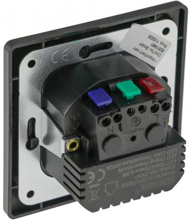 ChiliTec MILOS Schutzkontakt-Steckdose mit LED Lichtsensor Anthrazit 250 V 16 A – 24085