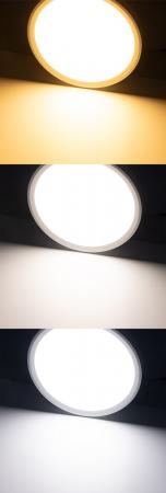 ChiliTec LED Deckenleuchte "Santano 23 CCT" Ø 23cm, 18W, CCT 3000/4000/6000k