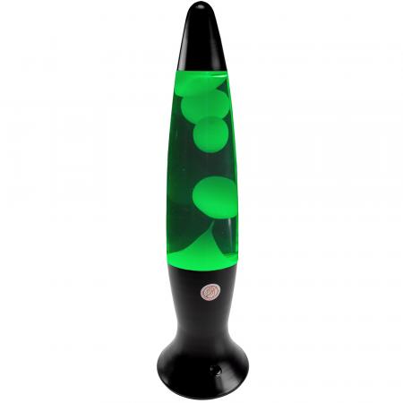 ChiliTec Lavalampe "CTL Funky LED" 40cm RGB Wasser & Wachs: Klar, Body: schwarz
