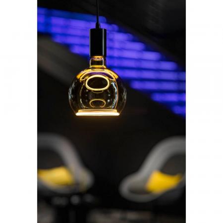 SLV 1008163 LED Floating Globe 150, LED-Leuchtmittel, smokey black, E27, PHASE, 6 W, 1900 K