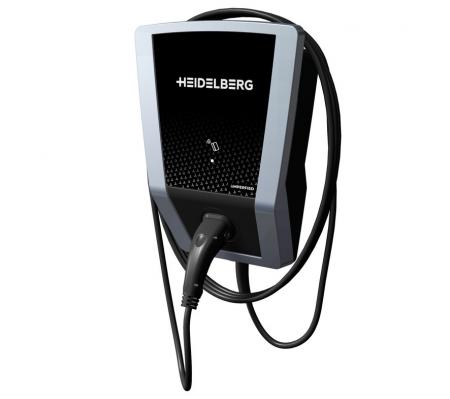 Heidelberg AMPERFIED connect.solar PRO Wallbox 11 kW 7,5 m Typ 2 PV-Überschussladen MID RFID WLAN LAN