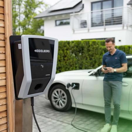 Heidelberg AMPERFIED connect.solar PRO Wallbox 11 kW 7,5 m Typ 2 PV-Überschussladen MID RFID WLAN LAN
