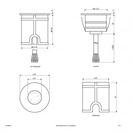 EVN LED Bodeneinbauleuchte RGBW, IP65 44159902A