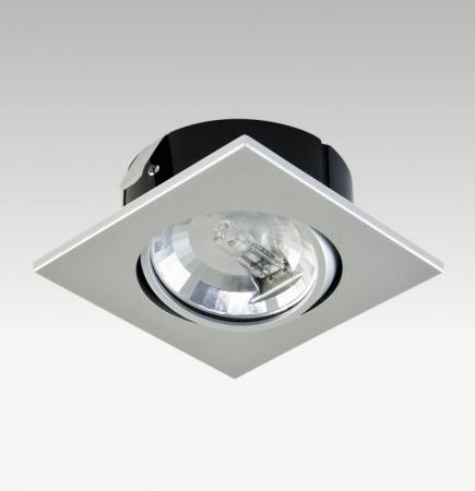 EVN 453614 kardanische Deckeneinbauleuchte Aluminium GY6,35 12 V/DC schwenkbar 20° Einbaudurchmesser 80 mm
