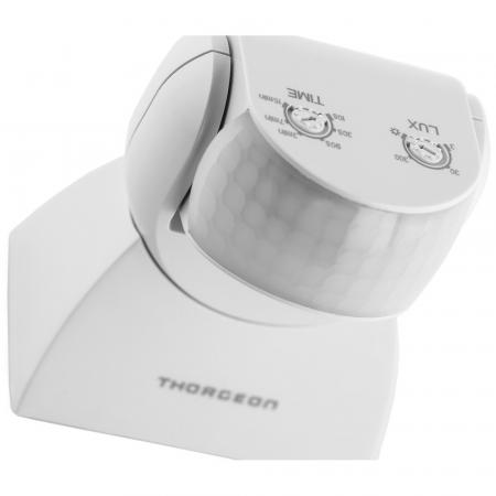 THORGEON PIR Bewegungsmelder 180° 12m IP65 1200W LED 300W Weiß Außenbereich