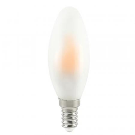THORGEON LED Flicker Flame E14 0,5W B35 Kerze 1800K 8lm Frosted