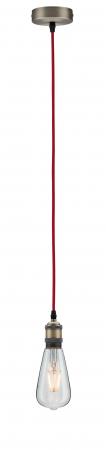 Paulmann 50386 Neordic Eldar Pendelleuchte max1x20W E27 Rot/Brüniert Metall