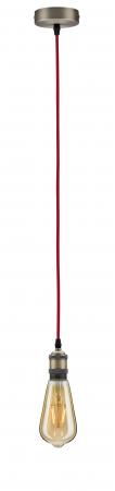 Paulmann 50386 Neordic Eldar Pendelleuchte max1x20W E27 Rot/Brüniert Metall