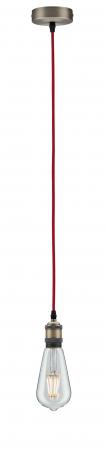 Paulmann 50386 Neordic Eldar Pendelleuchte max1x20W E27 Rot/Brüniert Metall
