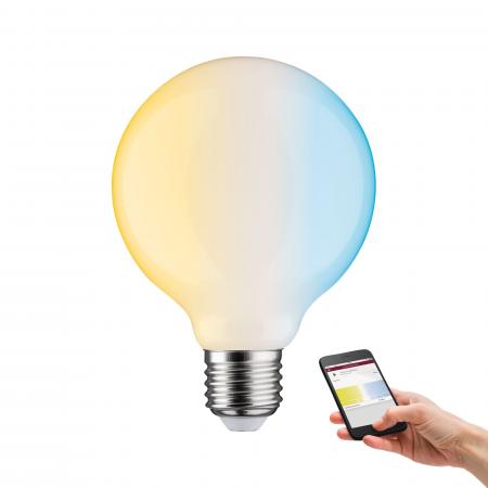 Paulmann 50396 LED Globe Lampe G95 2200-6500K opal dimmbar Tunable White  E27 7W wie 60W
