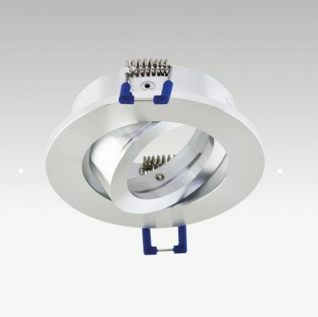 EVN 505014 Schwenkbare Deckeneinbauleuchte Aluminium 12 V 30° Einbaudurchmesser 75 mm