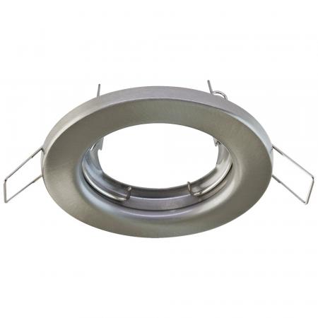 EVN 513010 Deckeneinbauleuchte Edelstahl ohne Fassung Einbaudurchmesser 55 mm