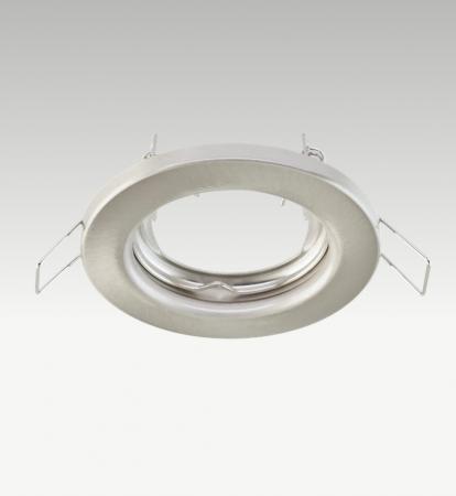 EVN 513013 Deckeneinbauleuchte Chrom satiniert ohne Fassung Einbaudurchmesser 55 mm