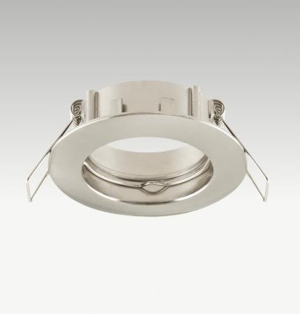 EVN 514013 Deckeneinbauleuchte Chrom satiniert ohne Fassung Einbaudurchmesser 65 mm