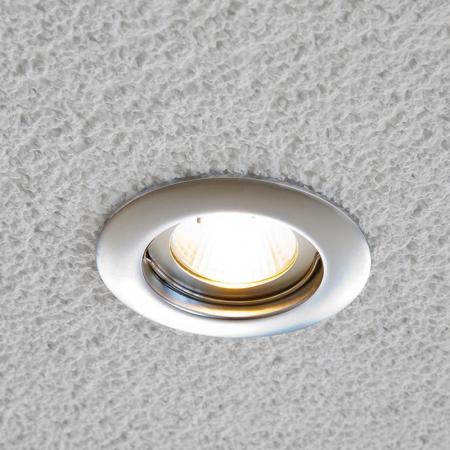 EVN 514014 Deckeneinbauleuchte Chrom ohne Fassung Einbaudurchmesser 65 mm