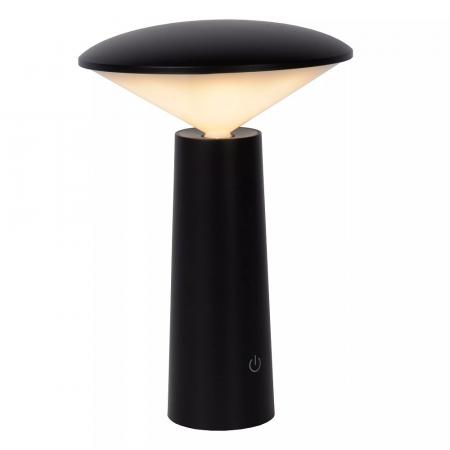 Lucide JIVE – wiederaufladbare LED Tischlampe CCT IP44 für Innen & Außen in Schwarz