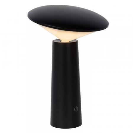 Lucide JIVE – wiederaufladbare LED Tischlampe CCT IP44 für Innen & Außen in Schwarz