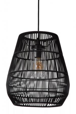 Lucide NERIDA Pendelleuchte Außen Ø35cm IP44 Schwarz