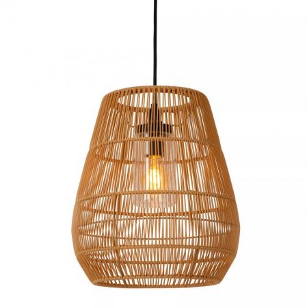 Lucide NERIDA Pendelleuchte Rattan IP44 Outdoor Ø35 cm