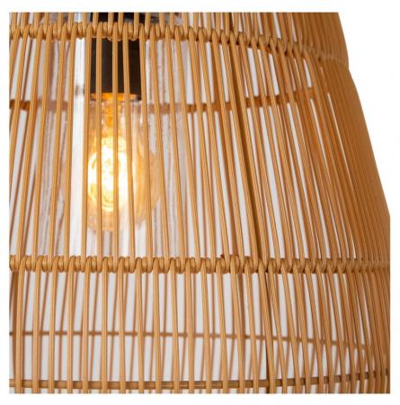 Lucide NERIDA Pendelleuchte Rattan IP44 Outdoor Ø35 cm