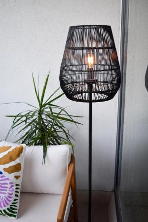 Lucide NERIDA Stehlampe Innen/Außen IP44 Schwarz E27