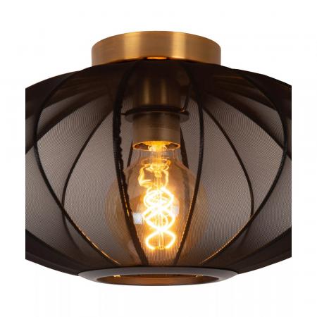 Lucide CORINA Deckenleuchte Ø40cm 1xE27 Schwarz