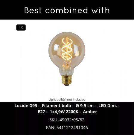 Lucide TALOWE LED Deckenleuchte Ø80 cm 80W 3000K dimmbar Weiß