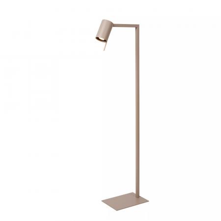 Lucide LESLEY Stehlampe mit Leselicht GU10 Taupe Metall modern dimmbar