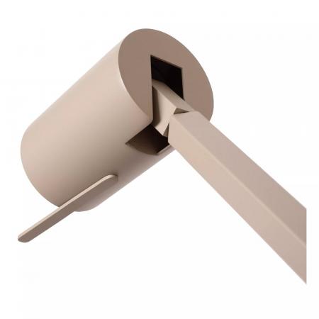 Lucide LESLEY Stehlampe mit Leselicht GU10 Taupe Metall modern dimmbar