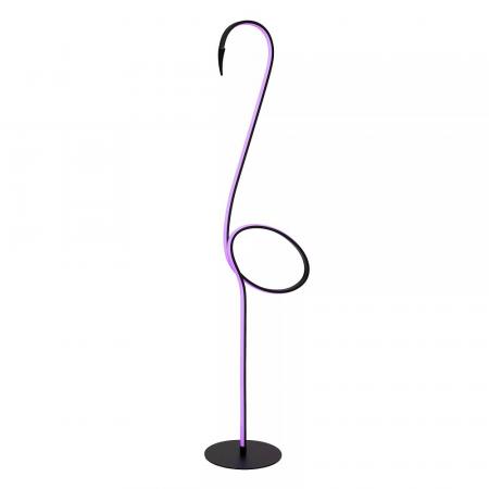 Lucide FLAMINGO LED Stehleuchte RGB Multicolor 127cm Stahl Fernbedienung