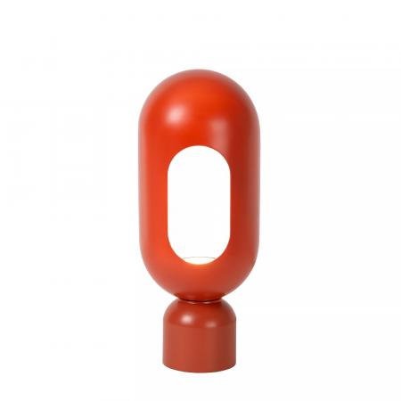 Lucide BARRIS Tischlampe E27 Terrakotta Stahl modern oval 30cm