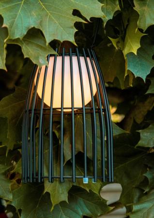 Lucide FJARA – wiederaufladbare LED Tischlampe Innen & Außen in Schwarz