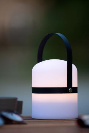 Lucide JIVE – wiederaufladbare LED Tischlampe CCT IP44 für Innen & Außen in Weiß