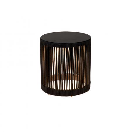 Lucide PINGI Akku-Stehlampe LED Outdoor IP44 Schwarz 3-Stufen-Dim