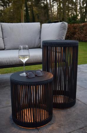 Lucide PINGI Akku-Stehlampe LED Outdoor IP44 Schwarz 3-Stufen-Dim