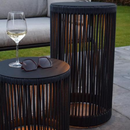 Lucide PINGI Akku-Stehlampe LED Outdoor IP44 Schwarz 3-StepDim