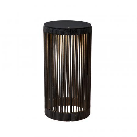 Lucide PINGI Akku-Stehlampe LED Outdoor IP44 Schwarz 3-StepDim
