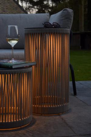 Lucide PINGI Akku-Stehlampe LED Outdoor IP44 Taupe 3-StepDim