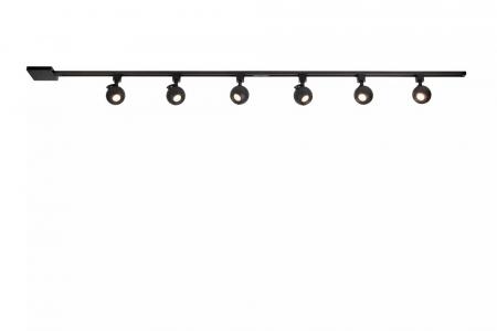Lucide TRACK Starter-Set Schienensystem 1-Phase 2m Schwarz ohne Leuchten/ Leuchtmittel