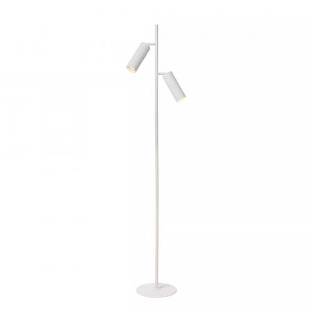 Lucide CLUBS LED Stehlampe 2xGU10 Weiß 140 cm schwenkbar Aluminium