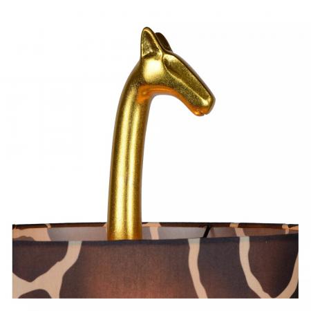 Lucide EXTRAVAGANZA MISS TALL Stehleuchte Ø31,5cm 1xE27 Gold Giraffe Retro Design