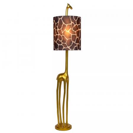 Lucide EXTRAVAGANZA MISS TALL Stehleuchte Ø31,5cm 1xE27 Gold Giraffe Retro Design