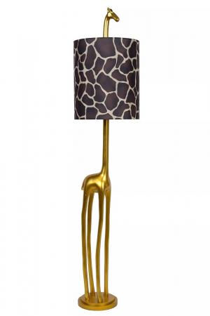 Lucide EXTRAVAGANZA MISS TALL Stehleuchte Ø31,5cm 1xE27 Gold Giraffe Retro Design