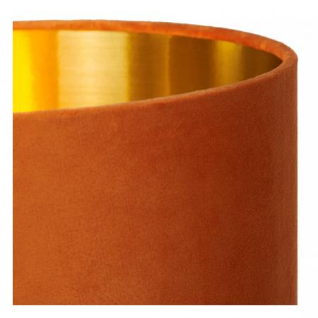 Lucide ESTERAD Stehlampe Ø34 cm Orange E27 Retro Design 100 cm