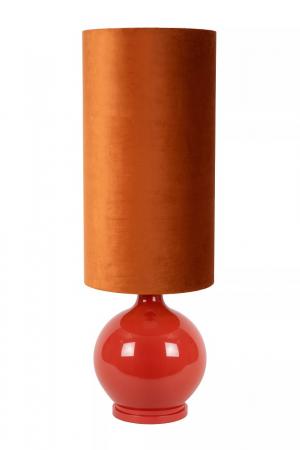 Lucide ESTERAD Stehlampe Ø34 cm Orange E27 Retro Design 100 cm