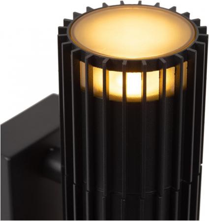Lucide TIMBALA – Wandstrahler Außen 2xGU10 IP44 Schwarz Essential